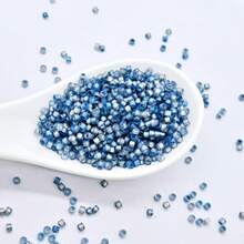 30g/Pack, Approx. 1800pcs, 2.5mm Bright Colored Glass Beads, Suitable For Handmade DIY Bracelets, Necklaces, Anklets, Hair Accessories, Hanging Decorations, Jewelry Making Accessories - 2.5g Silver-plated Antique 21-18K Gold Color 30g - View 16