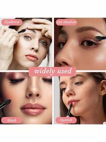 20/10/5/2 buah Kuas Spons Eyeshadow Dua Ujung, Aplikator Eyeshadow Dua Sisi, Alat Makeup - MultiWarna - View 4
