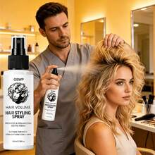 GSWP Matte Volumizing Styling Spray, Memperbaiki Rambut Kusut dan Berminyak, Menghaluskan Rambut Kusut, Menjaga Bentuk Gaya Rambut Anda Agar Tidak Berantakan, Tidak Berminyak dan Tidak Mengkilap, Cocok untuk Rambut Lurus dan Keriting Unisex. 100ml - 100 ml - View 4