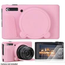 [2+1件] SX740/730HS 相機螢幕保護貼 + 矽膠全覆蓋保護殼，包含2片螢幕保護貼與1個保護殼，全覆蓋相機保護殼，高硬度鋼化玻璃螢幕保護貼，高級相機配件套裝 - 查看 3