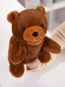 Plush Animal Hand Puppets, Interactive Mouth-Opening Toys, Sloth, Brown Bear, Kangaroo, Hedgehog, Multiple Styles Available, Baby Comfort Gift, Home Decor - Multicolor - View 10