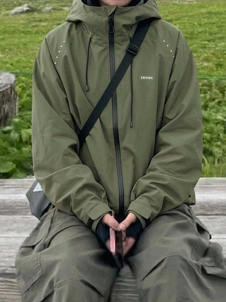 Women's Hooded Softshell Jacket - Army Green - View 1