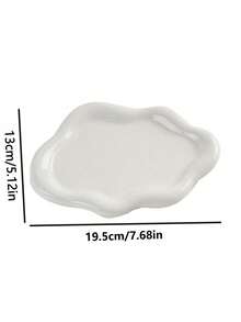 1pc Elegant Cloud-Shaped Plastic Tray, Minimalist And Stylish Single-Layer Design. It Can Be Used As A Storage Rack For Jewelry And Accessories, Or As A Display Stand For High-End Jewelry And Perfume. Additionally, It Can Also Be Used As A Beautiful Key Holder. Perfect For Use In Home, Living Room, Or Office. - Multicolor - View 10