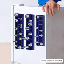 3PCS Magnetic Socket Organiser, 68 Sockets Holder Kit, Socket Wrench Rail Magnetic Socket Wrench Holder, Socket Storage Socket Wrench Set Holder For W - QCJLAS-000200@Color - View 8