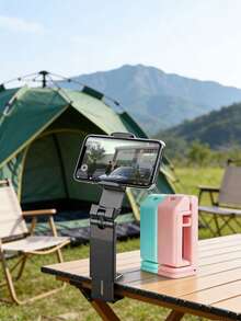 3/2/1pc Phone Stand Set, Portable Travel Stand, Desktop Foldable Adjustable Rotating Selfie Stand, Suitable For Airplane Seats And High-Speed Trains - Multicolor - View 3