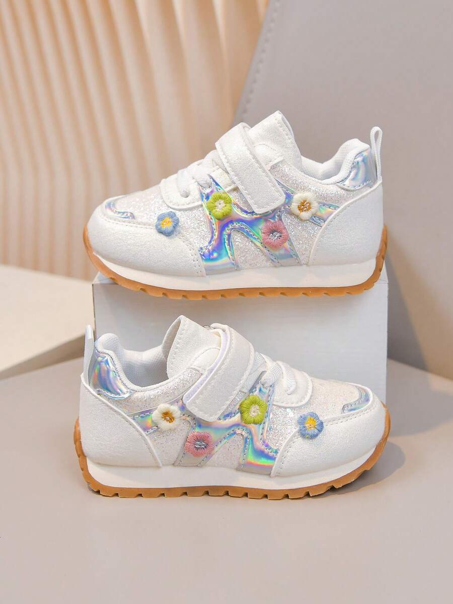 1 Pair Baby Outdoor Walking Shoes - Silver - View 1