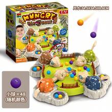 Hungry Dinosaur Bean & Bead Grab Board Game, Family Multi-Player Competitive Tabletop Game, Christmas Birthday Gift, Holiday Souvenir, Party Interactive Competitive Toy, Party Educational Small Gift - Multicolor - View 9