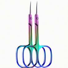 4/2/1-Piece Set Of Stainless Steel Fine Curved Blade Cuticle Scissors, Used For Trimming Eyebrows, Eyelashes And Dry Skin, As Well As Manicure Tools - Multicolor - View 6