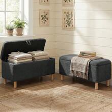 Storage Benches - Grey - View 2