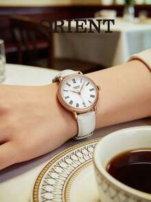 ORIENT Women's Automatic Mechanical Watch, Minimalist Business Style, FER2K002W0 - White - View 2
