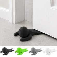 1pc Funny Crawling Man Door Stopper, Creative Human-Shaped Door Wedge, Anti-Slip Anti-Wind Door Block, Decorative Door Stopper For Bedroom, Office And Home Security Protection - Multi-color - View 7