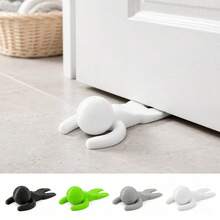 1pc Funny Crawling Man Door Stopper, Creative Human-Shaped Door Wedge, Anti-Slip Anti-Wind Door Block, Decorative Door Stopper For Bedroom, Office And Home Security Protection - Multi-color - View 10