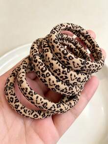 24/18pcs Fashionable Minimalist Leopard Print Headbands, Versatile For Daily Wear, Suitable For Everyday Hair Accessories - Multicolor - View 4