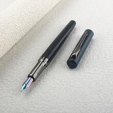 Dark Blue Metal Fountain Pen Rainbow Color Nib Business Signature Writing Pen Gift Stationery For Office School - 2056 - View 6