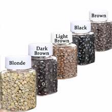 Micro Silicone Rings - 200pcs Hair Extensions Beads 5 Colors Silicone Lined Micro Links For Women Hair Feather Extensions Tool - View 2