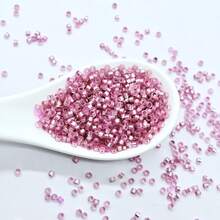 30g/Pack, Approx. 1800pcs, 2.5mm Bright Colored Glass Beads, Suitable For Handmade DIY Bracelets, Necklaces, Anklets, Hair Accessories, Hanging Decorations, Jewelry Making Accessories - 2.5g Silver-plated Antique 21-18K Gold Color 30g - View 14