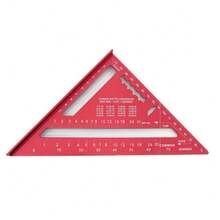 7-Inch Woodworking Angle Ruler, Multi Angle Protractor, Precision Woodworking Measuring Tool, Aluminum Alloy Triangle Ruler, Suitable For DIY British And Metric Woodworking Building Frames - 1pc 7-inch - View 10