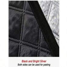 Edged Thermal Insulating Blackout Curtains, Windproof And Warm In Winter, UV-Blocking Shading In Summer, Suitable For Bathroom, Kitchen And Bedroom, Seal Windows, Blackout And Soundproof, Easy To Install Without Drilling. - Silver Thermal Curtain - View 9