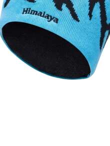 CAMEL CROWN Pure Wool Knitted Beanie, Windproof Warm Hat For Hiking, Winter Skull Cap - Turquoise Blue - View 4