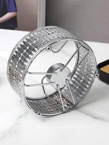 1 đế hâm trà bằng kim loại chạm khắc phong cách vintage, bếp hâm trà tròn 14cm dùng nến, phù hợp cho trà chiều tại nhà, tụ họp, sử dụng hàng ngày và trang trí bàn ăn, phụ kiện trà chiều tại nhà (không bao gồm ấm trà và nến) - Nhiều màu - Xem 6