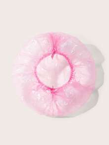 Hair Care Disposable Shower Cap Individually Packaged 10 Pieces - Pink - View 2
