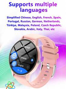 Best Gift Smart Watch For Men And Women, Exquisite Full-Circle Dial, 10mm Ultra-Thin Watch Body, Multiple Sports Modes, Fast Dialing And Replying To Messages, Exquisite Appearance And Colorful Match, Music And Photo Control, Sedentary Reminder - View 6