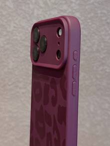 時尚多巴胺櫻桃紅豹紋掛繩紫色豹紋手機殼，適用於 iPhone 18 Pro Max/18 Pro/18/17 Pro Max/17 Pro/17/16 Pro Max/16/16 Pro/15/15 Pro Max/15 Pro/11/12/13/14 Pro Max/12 Pro/12 Pro Max/13 Pro/13 Pro Max/14 Pro/14 Pro Max，全包防摔保護軟殼，極簡創意 - 櫻桃紅-腕帶手繩 - 查看 7