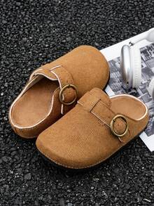 HAHABOBO Solid Color Kids Slippers, Unisex, Lightweight & Versatile, Suitable For Indoor, Outdoor And Beach, All Seasons Including Summer And Autumn - Brown - View 1