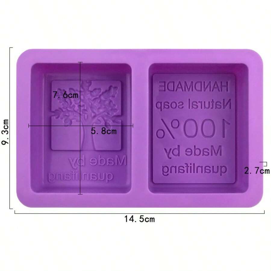 Xingfushu Decorative Embossed Pattern Reusable Flexible DIY Handmade Mold, Suitable For Customized Handmade Soap Making - Multiple Styles - View 1