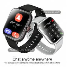 QAGSFLC Smart Watch, 1.83-Inch High-Definition Touch Screen Smartwatch, Soft Silicone Strap, Call/Message Reminder, Pedometer, Calorie, Fitness Tracking, Multiple Sports Modes, Multi-Function Smartwatch, Unisex, Compatible With IPhone And Android Phones, Perfect For Gym Daily Use And Christmas Birthday Gifts - Black - View 7