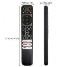 RC813 Voice Remote Control, Compatible With T*CL TV Remote, With 6 Shortcut Keys, Suitable For T*CL 4K QLED/UHD/QD-Mini Series Smart TV - View 6