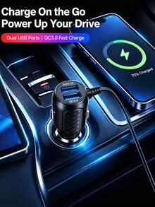 Dash Cam Power Cable, Rove R2-4K Car Dashboard Camera, Mini-B USB Dash Cam Power Cable 90° Right Angle - A - View 2