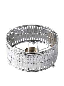 1 đế hâm trà bằng kim loại chạm khắc phong cách vintage, bếp hâm trà tròn 14cm dùng nến, phù hợp cho trà chiều tại nhà, tụ họp, sử dụng hàng ngày và trang trí bàn ăn, phụ kiện trà chiều tại nhà (không bao gồm ấm trà và nến) - Nhiều màu - Xem 11