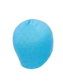 CAMEL CROWN Pure Wool Knitted Beanie, Windproof Warm Hat For Hiking, Winter Skull Cap - Turquoise Blue - View 2