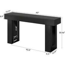 Sofa & Console Tables - Black - View 4