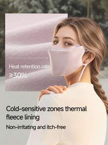 Beneunder Multi-Chamber High Wind-Resistance Warm Mask PM000 - Blue Smoke Grey - View 6