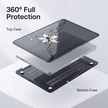 1-Piece Clear Crystal Shockproof Protective Case For MacBook/Matebook,Full Transparent Hard PC Cover With Cooling Vents,Snug Fit Laptop Shell,Compatible With 13 Neo/13.3 Air/13.3 Pro/13.6Air/14.2 Pro/15Air/16.2Pro/D16/14 Ultra - View 4