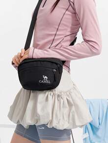 CAMEL CROWN Lightweight Crossbody Shoulder Bag, Suitable For Commuting, Travel And Sports - Phantom Black - View 6
