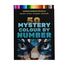Mosaic Pattern, Adult Colorful Number Mosaic Planner - A - View 3