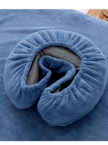 1pc Massage Chair Pillowcase And Massage Table Neck Cover, Suitable For Massage Bed Pillowcase, Home SPA, Home Massage Bedding - Multicolor - View 2