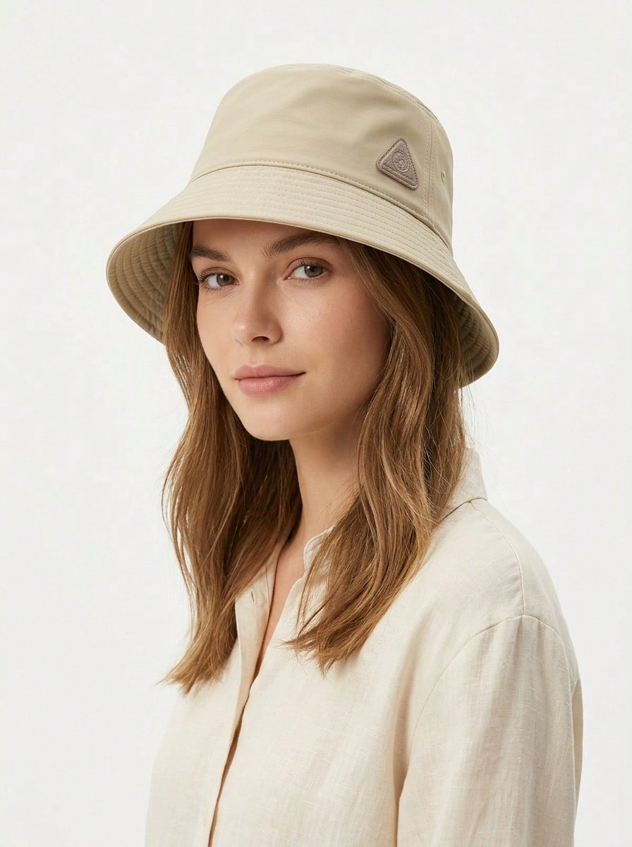 CAMEL CROWN Lightweight Waterproof Bucket Hat, Breathable Mesh UV Protection Outdoor Sun Hat, Suitable For Hiking And Fishing - Sand Brown - View 1