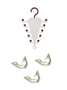 Space Saving Hangers For Clothes V Shaped Double.360° Rotating Triangular Wardrobe Storage Rack,Combinable Multi-Functional Bathroom Clothes Rack Behind The Door, Saves Space. Clothing Rack Clothing Storage Apartment Dormitory Bedroom Wardrobe - Multicolor - View 10