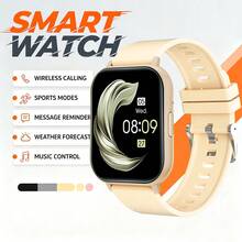 [Smart Watch]1.83-Inch High-Definition Full-Screen Touchscreen Smartwatch, Equipped With 180mAh High-Performance Battery And Silicone Strap, Suitable For Men And Women. Supports Wireless Calling/Answering, Pedometer, Multiple Outdoor Sports Modes, Call/Exercise Reminders, Alarm, Wireless Music Control, Camera Control, Rechargeable Battery, Wireless Functions, Suitable As A Gift For Friends, Couples, Elderly And Colleagues - Multicolor - View 4