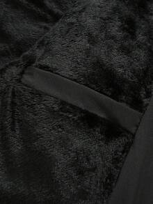 1pc Men's Autumn/Winter Casual Sports Jacket With Fashionable Large Pockets, Detachable Hood, Thick Thermal Lining, Suitable As Gift For Father, Husband, Friend - Black - View 7