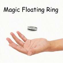 1pc Floating Ring - Funny Prank Toy, Magic Prop - Prank Toys, Practical Jokes, Fidget Toys - Multicolor - View 5