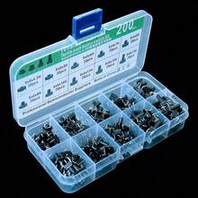 Bộ 200 nút nhấn xúc giác 6*6mm, 10 loại chiều cao khác nhau, nút nhấn nhả tức thời, công tắc vi 4 chân gắn PCB, phù hợp cho thiết bị gia dụng, bộ điều khiển và thay thế & sửa chữa linh kiện điện tử - Công tắc nút nhấn 4 chân - Xem 11