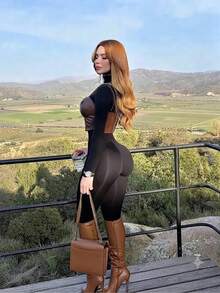 Women Leggings - Negro - View 10