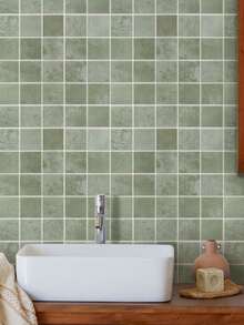 1/10/20 miếng tấm ốp tường mosaic 3D dán tường bóc dán, gạch ốp tường tự dính trang trí bếp và phòng tắm - Hình dán tường - Xem 4