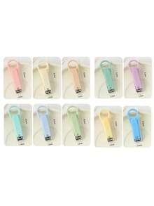 Mini Turtle Pendant, Small Flower Pendant, Nail Clippers, Stainless Steel Sharp Nail And Toenail Clippers, Straight Blade Manicure And Pedicure Tools, Practical Home Manicure And Nail Care Tools - Multiple Styles - View 10