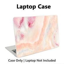 1pc Protective Case, Pink & Orange Abstract Marble Texture UV Printed Pattern, Laptop Protective Sleeve, Minimalist Lightweight Durable Protective Case Compatible With 13-Inch Neo Laptop Protective Case A3404 Model/ Air Pro 13.3 13.6 14.2 15.3 16.2 Inch/ Matebook D14/D16 - View 6